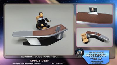 Sovereign Class - 4.5&quot; Scale - Ready Room Office Desk