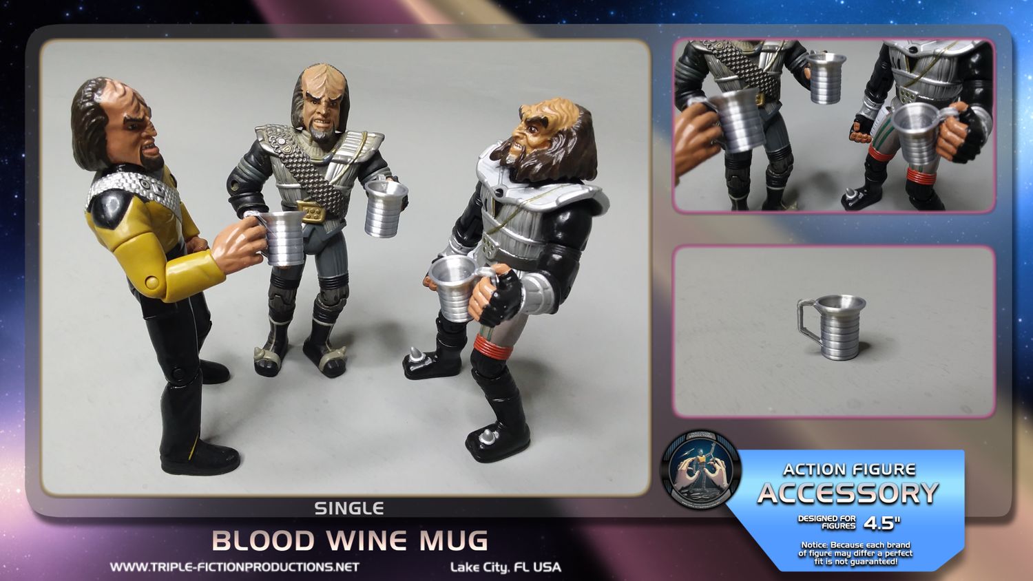 4.5&quot; Scale - Blood Wine Mug (Single)