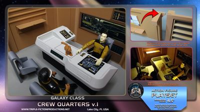 Galaxy Class - 4.5&quot; Scale - Crew Quarters v.1