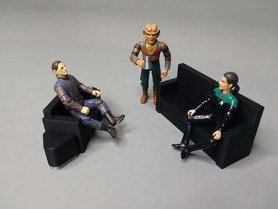 AFA 2369-2375 - 4.5" Scale - Lounge Seating Set