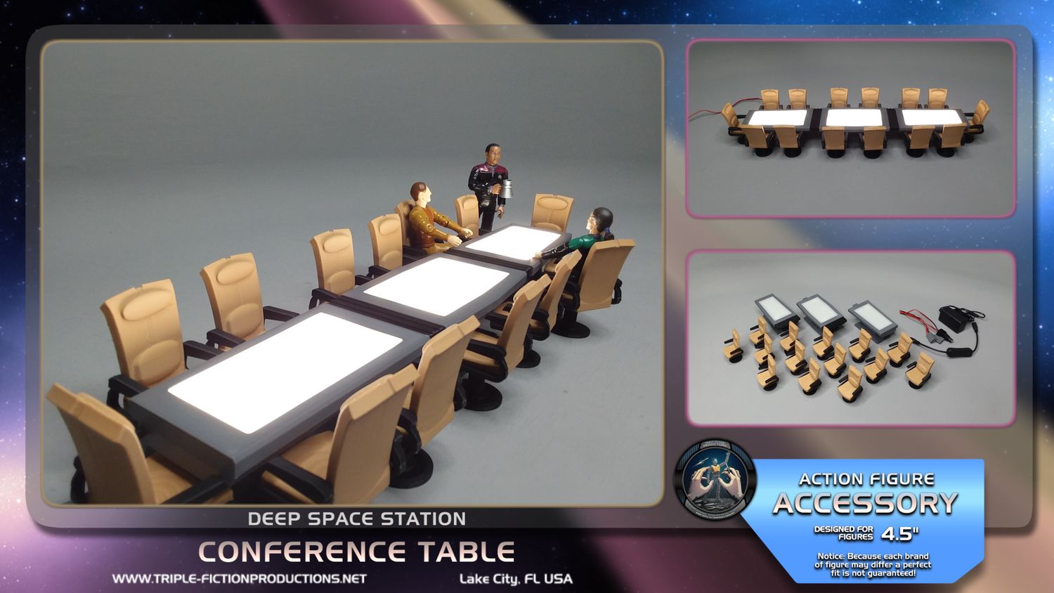 Deep Space Station - 4.5&quot; Scale - Wardroom Conference Table