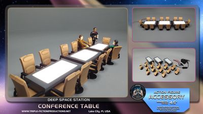 Deep Space Station - 4.5&quot; Scale - Wardroom Conference Table