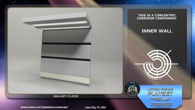 Galaxy Class - 4.5&quot; Scale - Concentric Corridor Inner Wall