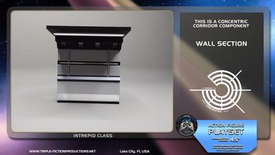 Intrepid Class - 4.5&quot; Scale - Concentric Corridor Wall