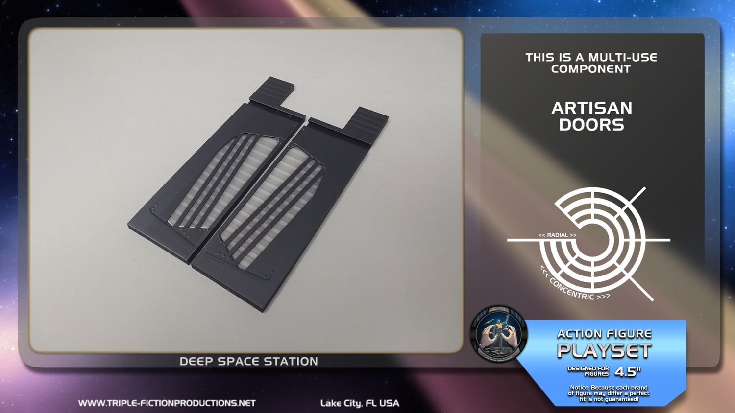 Deep Space Station - 4.5&quot; Scale - Artisan Doors