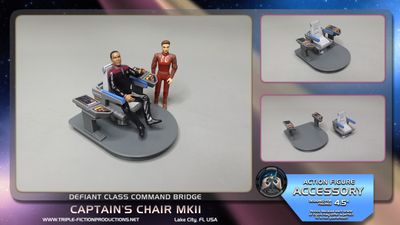 Defiant Class - 4.5&quot; Scale - Captain&#39;s Chair MKII