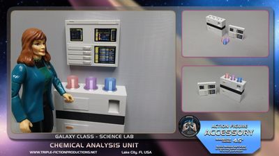 Galaxy Class - 4.5&quot; Scale - Science Lab Chemical Analysis Unit