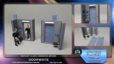 Defiant Class - 4.5" Scale - Command Bridge Doorways