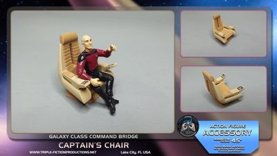Galaxy Class - 4.5" Scale - Captain's Chair