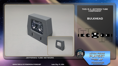 4.5" Scale - Jefferies Tube Bulkhead (Single)