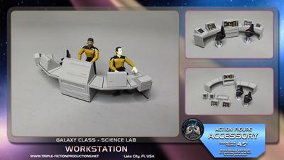 Galaxy Class - 4.5" Scale - Science Lab Workstation