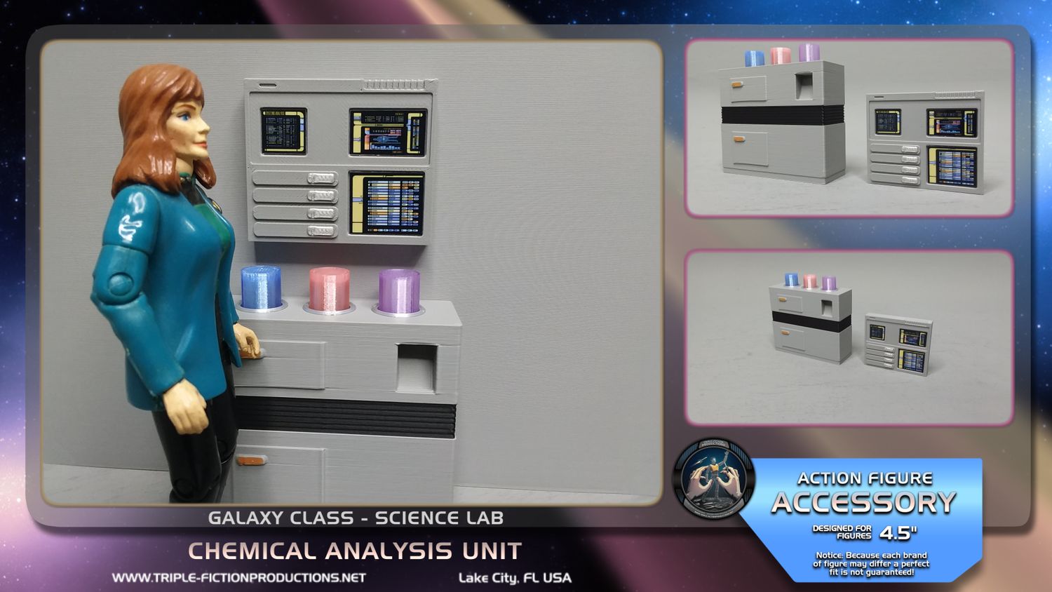 Galaxy Class - 4.5" Scale - Science Lab Chemical Analysis Unit