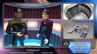 Intrepid Class - 4.5" Scale - Command Bridge Turbolift