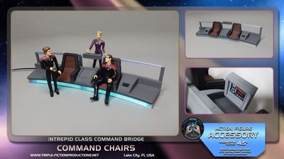 Intrepid Class - 4.5" Scale - Command Chairs