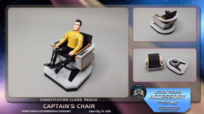 Constitution Class 'Redux' - 4.5" Scale - Captain's Chair