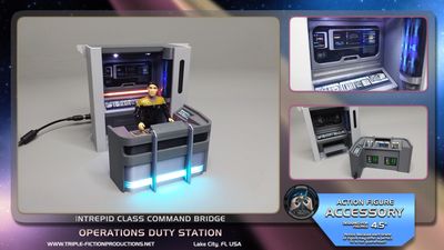 Intrepid Class - 4.5" Scale - Command Bridge Operations Duty Station