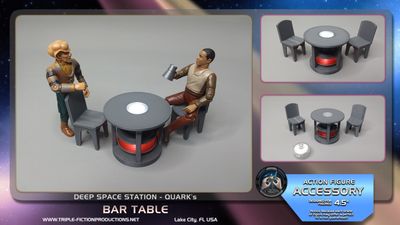 Deep Space Station - 4.5" Scale - Quark's Bar Table