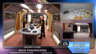 Galaxy Class - 4.5" Scale - Main Engineering