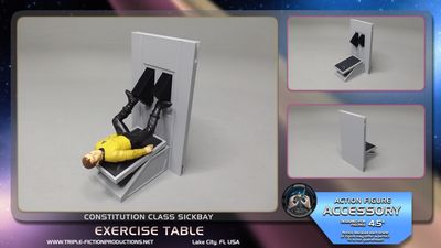 Constitution Class - 4.5" Scale - Sickbay Exercise Table