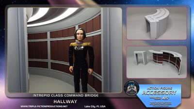Intrepid Class - 4.5" Scale - Command Bridge Hallway