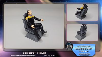 4.5" Scale - Cockpit Chair