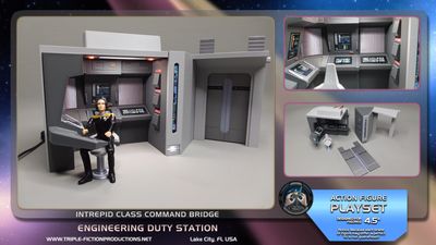 Intrepid Class - 4.5" Scale - Command Bridge Engineering Duty Station