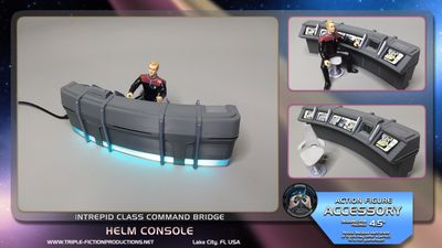 Intrepid Class - 4.5" Scale - Helm Console