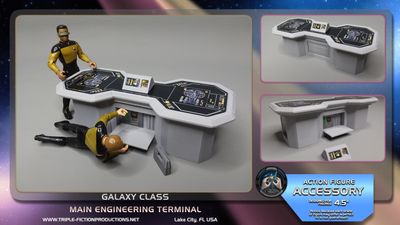Galaxy Class - 4.5" Scale - Main Engineering Terminal