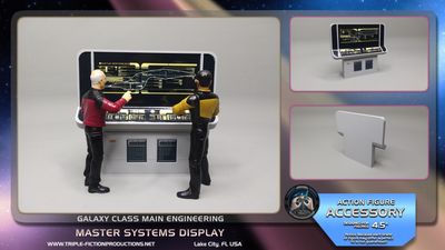 Galaxy Class - 4.5" Scale - Main Engineering MSD