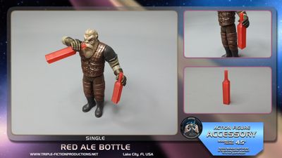 4.5" Scale - Red Ale Bottle (Single)