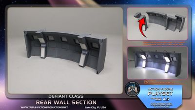 Defiant Class - 4.5" Scale - Rear Wall Section