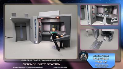 Intrepid Class - 4.5" Scale - Command Bridge Science Duty Station