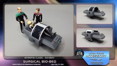 Intrepid Class - 4.5" Scale - Sickbay Surgical Bio-Bed