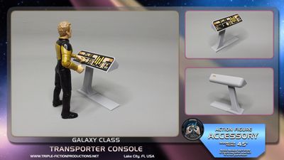 Galaxy Class - 4.5" Scale - Transporter Console