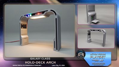 Galaxy Class - 4.5" Scale - Holo-Deck Arch