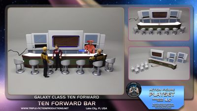Galaxy Class - 4.5" Scale - Ten Forward Bar