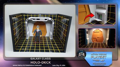 Galaxy Class - 4.5" Scale - Holo-Deck
