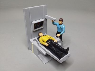 AFA TREK 2265-2269 - 4.5" Scale - Sickbay Surgical Bio-Bed