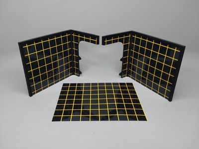 TNG AFA TREK 2364-2370 - 4.5" Scale - Holo-Deck Grid Panels