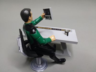 TNG AFA TREK 2364-2370 - 4.5" Scale - Work Desk Set