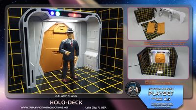 Galaxy Class - 4.5" Scale - Holo-Deck
