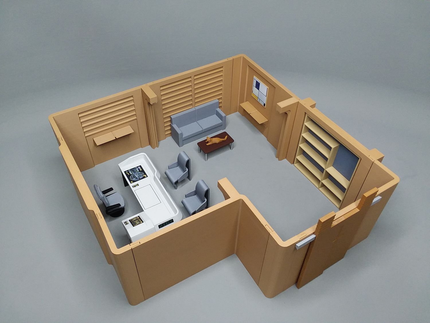 AFA TREK 2364-2370 - 4.5" Scale - Crew Quarters (Data) Configuration