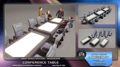 Deep Space Station - 4.5" Scale - Wardroom Conference Table