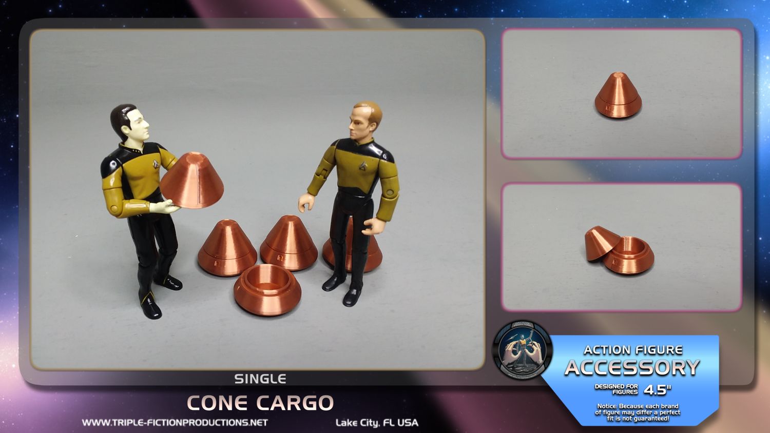 4.5" Scale - Cone Cargo (Single)