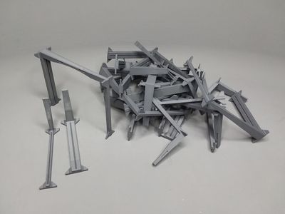 Misprint - Lot 221 (Deep Space Station Corridor Rib Supports Misprint)