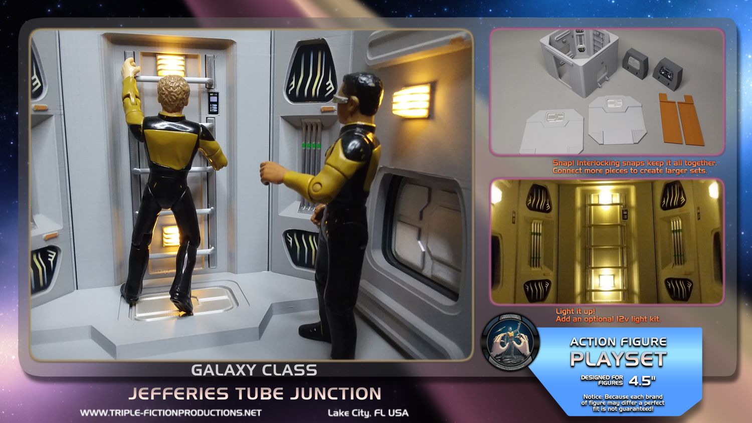 Galaxy Class - 4.5" Scale - Jefferies Tube Junction