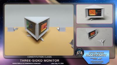 Constitution Class - 4.5" Scale - Three-Sided Monitor