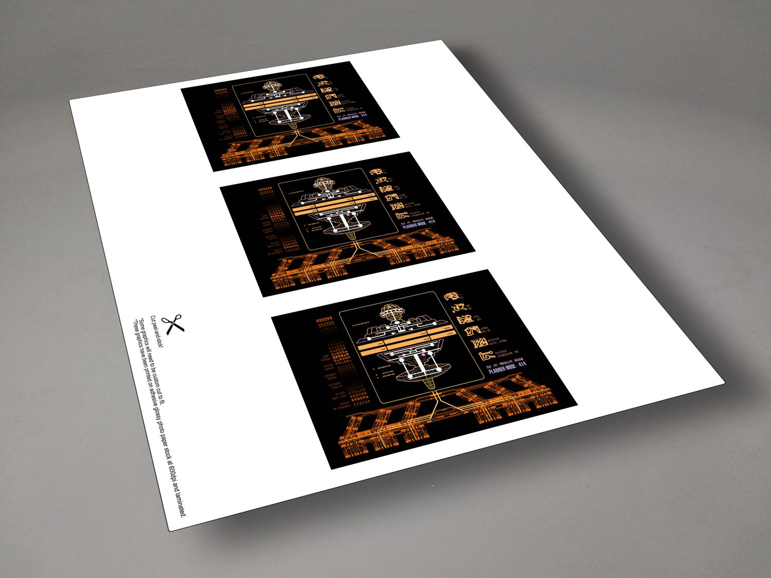 IPR 2369-2375 Bajoran Data Padd (Graphics Set)