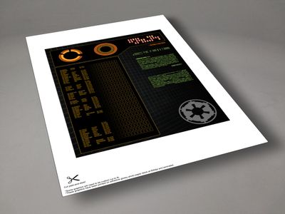 Star of the wars Data Padd (Graphics Set)
