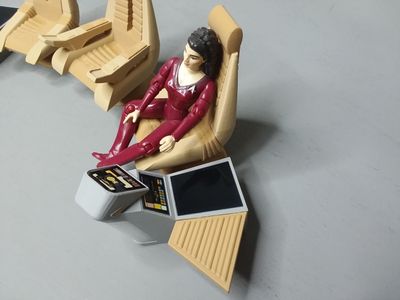 AFA - Galaxy - 4.5" Scale - Officer Duty Stations (Pair)